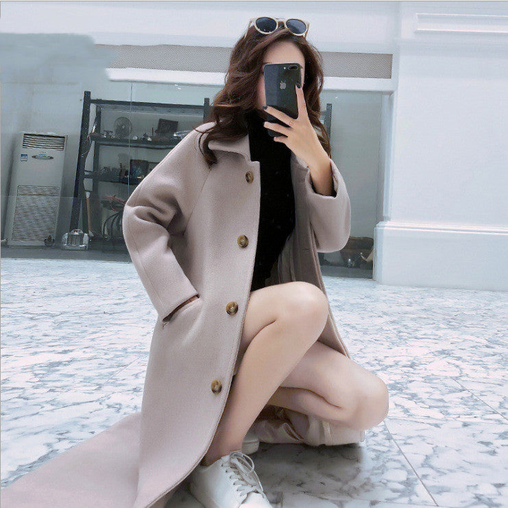 Ténéra – Trench long féminin à col tailleur 🧥✨