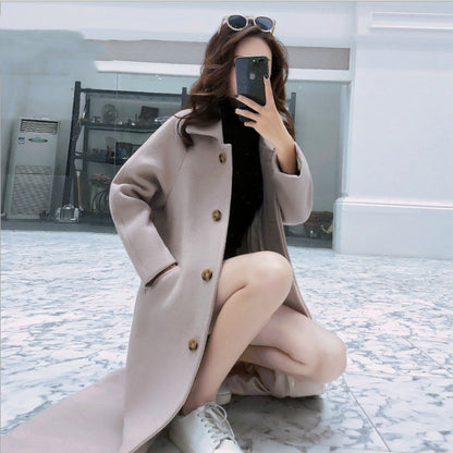 Ténéra – Trench long féminin à col tailleur 🧥✨