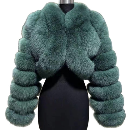 🌿 Georgia 🌿 Veste Courte Hiver Douce et Stylée