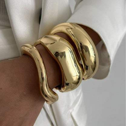 Eden Bracelet Métal Goutte d'Eau Brillant