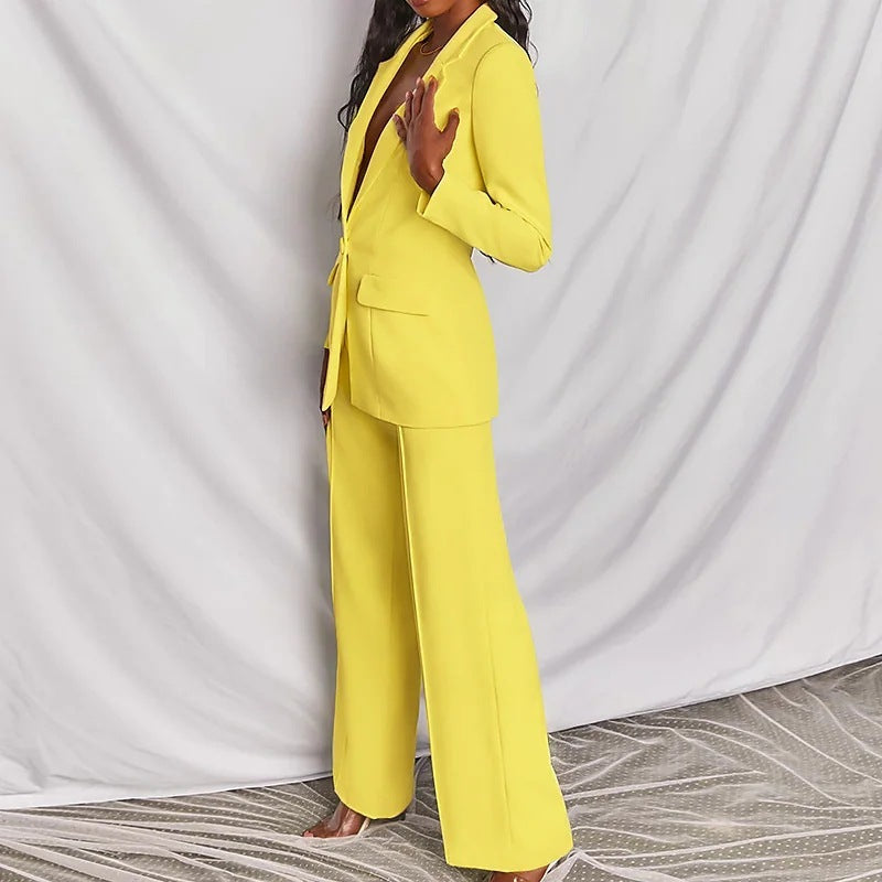 💖 Taliya – Ensemble blazer et pantalon chic pour femmes