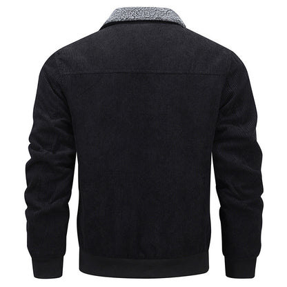 Taye – Veste Hiver Épaissie en Coton à Col Revers