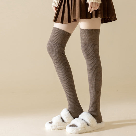 ChicWool  Chaussettes Hautes Antidérapantes en Laine