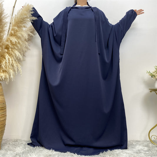 🕌 IMANE – Abaya Fendue Élégance Dubai 🌟