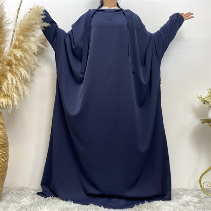 🕌 IMANE – Abaya Fendue Élégance Dubai 🌟