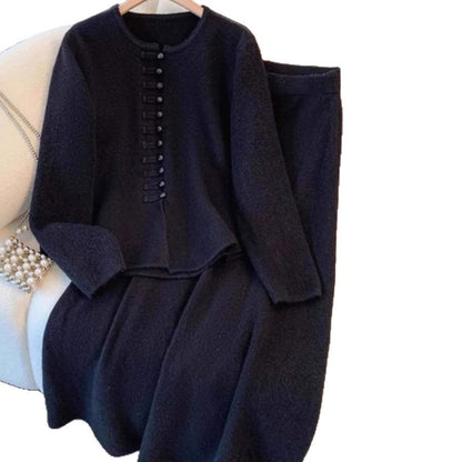 🌸 Liya Élégance 🌸 Ensemble Mi-long Chic Oriental