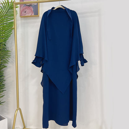👑 Robe Kaftan  Aïssata  avec Voile Assorti