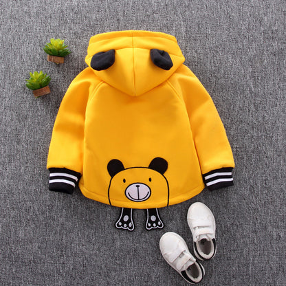 🦁 Luma – Veste Douillette Enfant Automne/Hiver