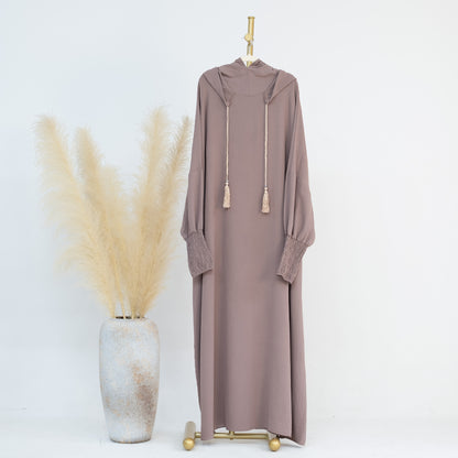 🌿 TAHIRA – Robe Élégante Orientale Sans Manches