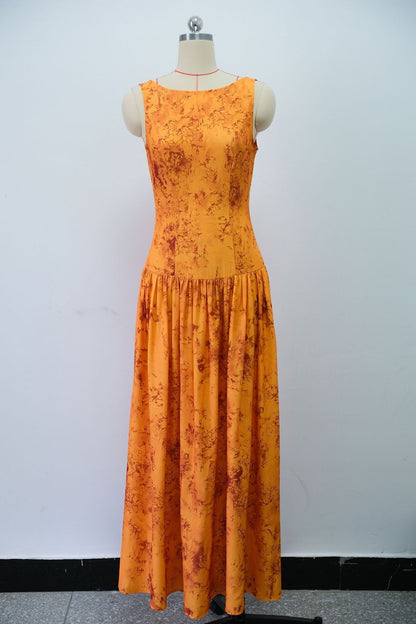 🌺 Robe Longue Nourane – Éclat d’Été