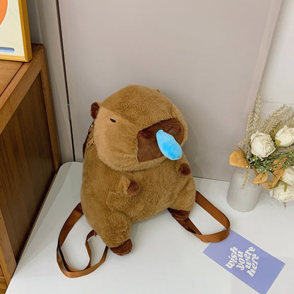 Capybara Backpack Plush Toy Creative Backpack