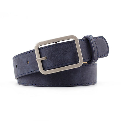 🔲 Ceinture Tendance à Boucle Carrée – Look Minimaliste & Stylé