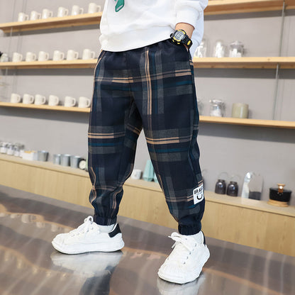 Plaid Street : Pantalon Garçon Stylé