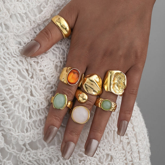 Irregular Polished Open-style Fashion Ring