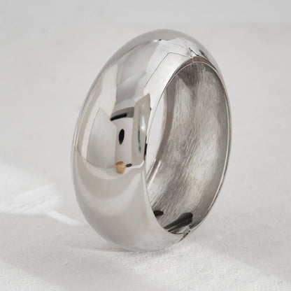 Aria Bracelet Métal Plissé Design Anneau Torsadé