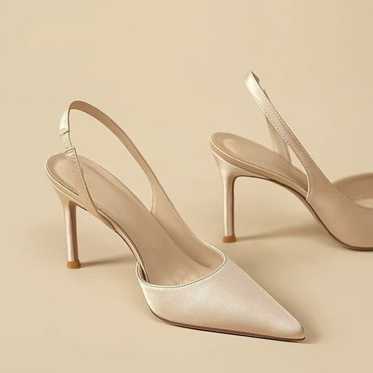 Escarpins Satin Bride Aiguille