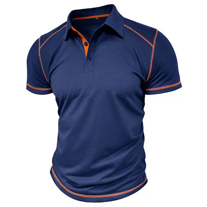 Polo Bicolore Col Revers Homme