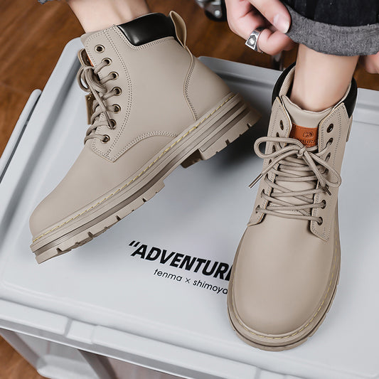 👑 Obasi – Bottines Hautes à l’Allure Souveraine