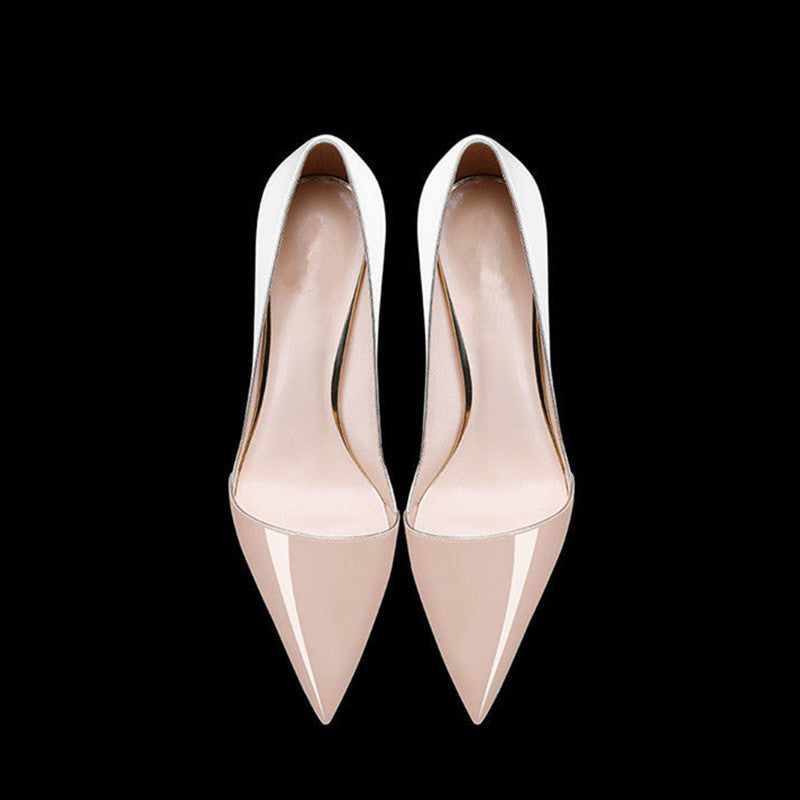 Escarpins Microfibre Bout Pointu Slip-on