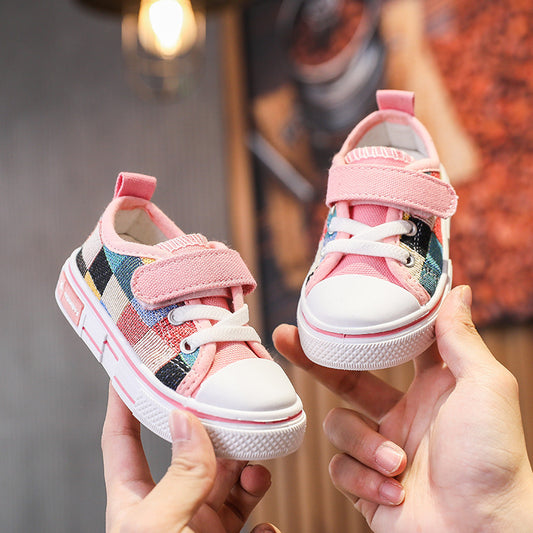 Spring And Autumn Children's Canvas Shoes Soft Bottom Non-slip