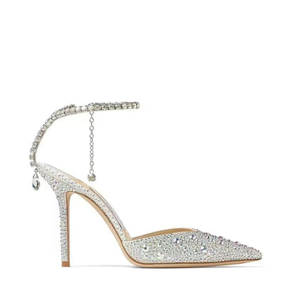 Escarpins Cristal Féerique Satin
