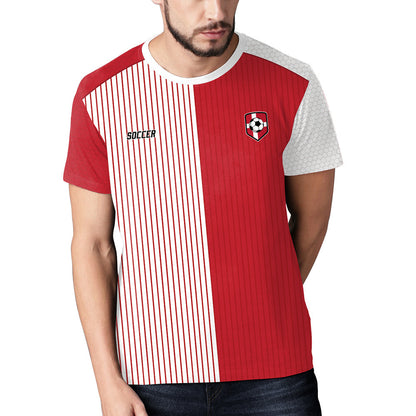 European And American New Football World Cup Casual Sports T-shirts