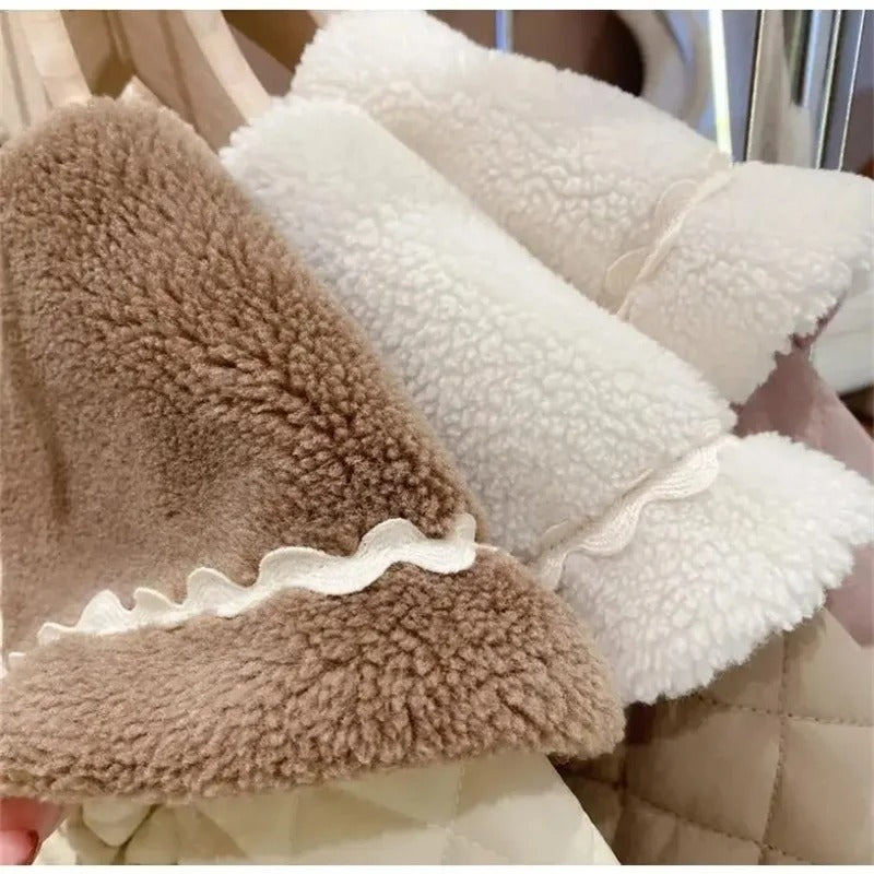 🌺 Liréna – Manteau Doublé Velours Fille