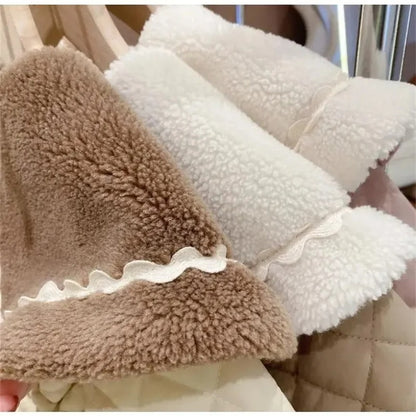 🌺 Liréna – Manteau Doublé Velours Fille