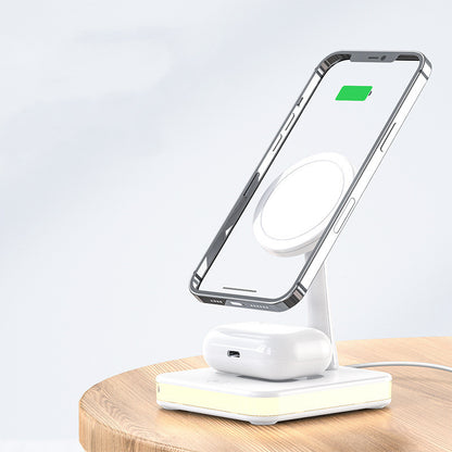 🔌 Chargez Tout en Un – Support Magnétique 4-en-1 Ultra Rapide ⚡