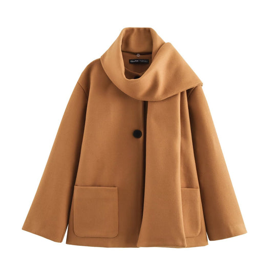 Fadila – Manteau féminin à col  🧥✨