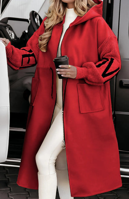 Maria – Manteau trench à capuche avec cordon 🧥🍂❄️