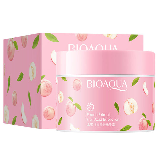 🌿 BIOAQUA – Crème Exfoliante à la Pêche