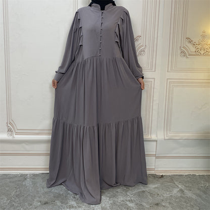 BreezeFlow  Robe Longue Boutonnée