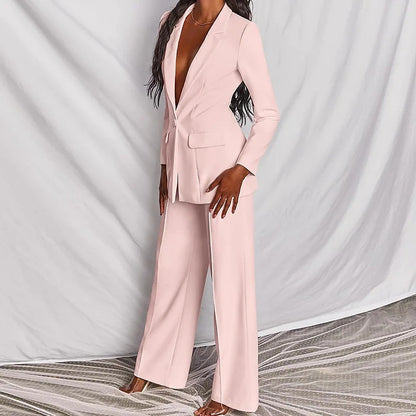 💖 Taliya – Ensemble blazer et pantalon chic pour femmes