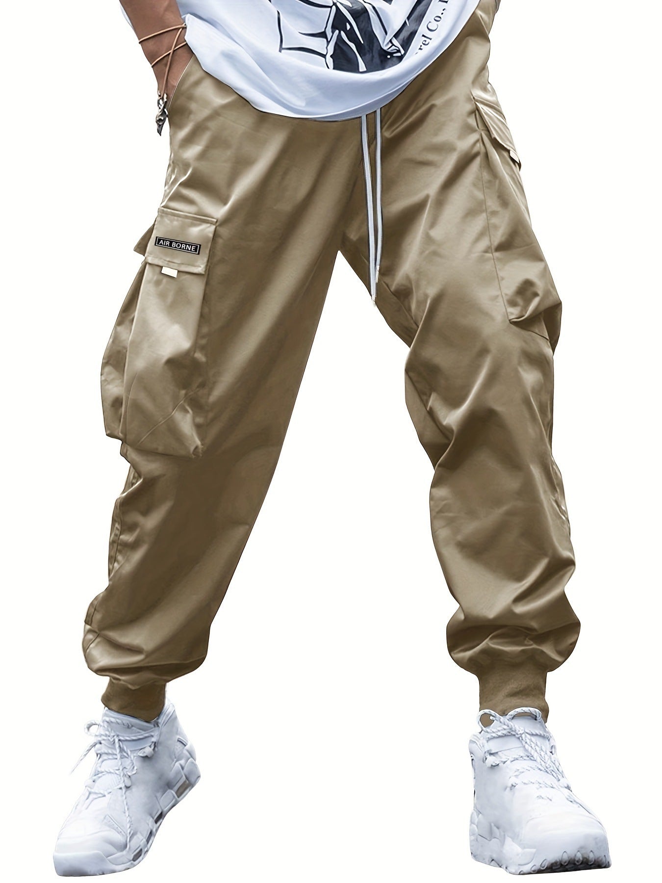 🔥 Kaolan – Pantalon Cargo Multi-Poches Homme Streetwear