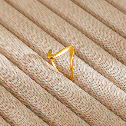 Personalized Stainless Steel Ring With Color-retaining Diamond Inlay