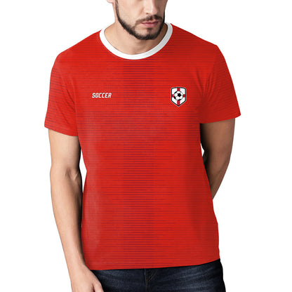 European And American New Football World Cup Casual Sports T-shirts