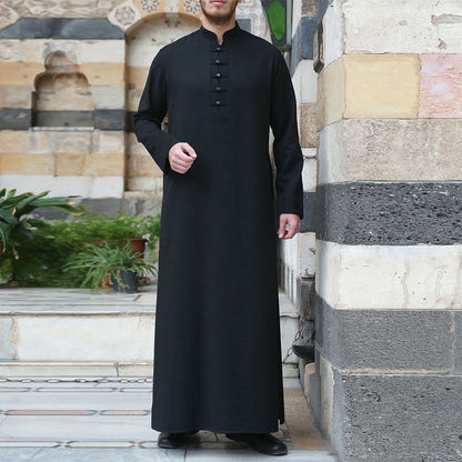 🖤 Robe Homme – Idris Noir