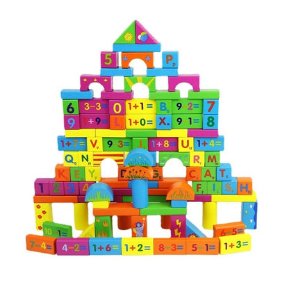 Large Wooden Assembled Educational Building Blocks Toy