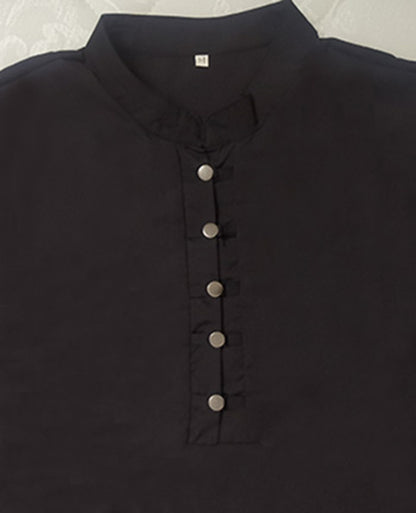🖤 Robe Homme – Idris Noir
