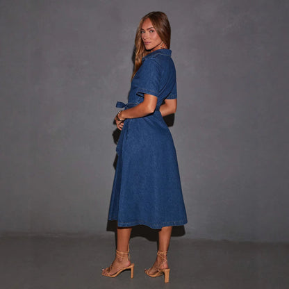 DenimLace  Robe Vintage Nouée