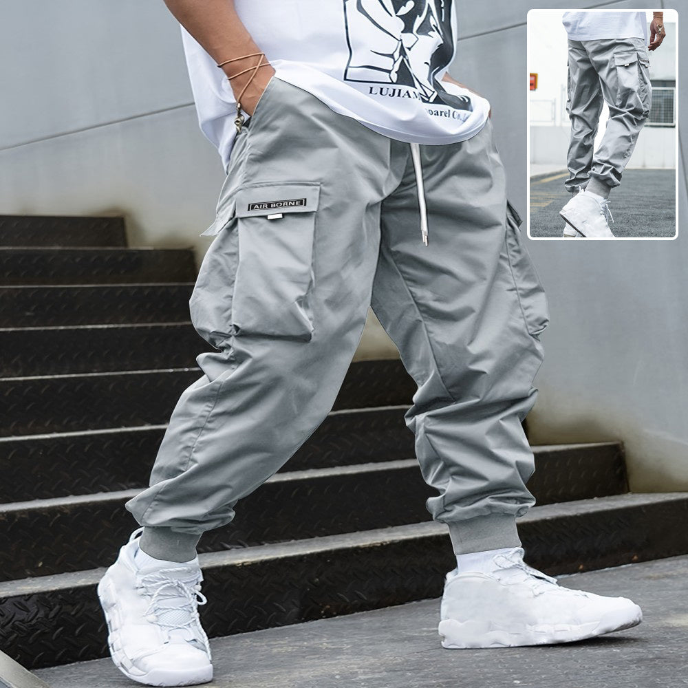 🔥 Kaolan – Pantalon Cargo Multi-Poches Homme Streetwear