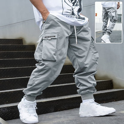 🔥 Kaolan – Pantalon Cargo Multi-Poches Homme Streetwear