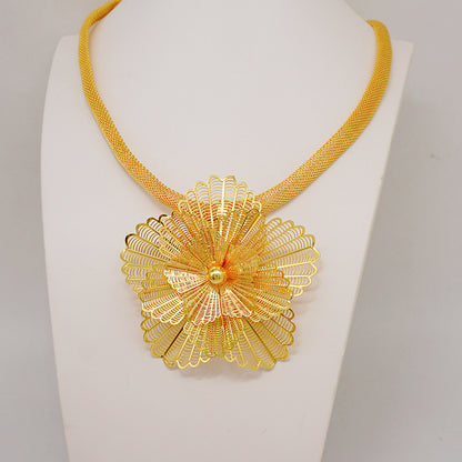 Necklace Earring Ring Bracelet Suit