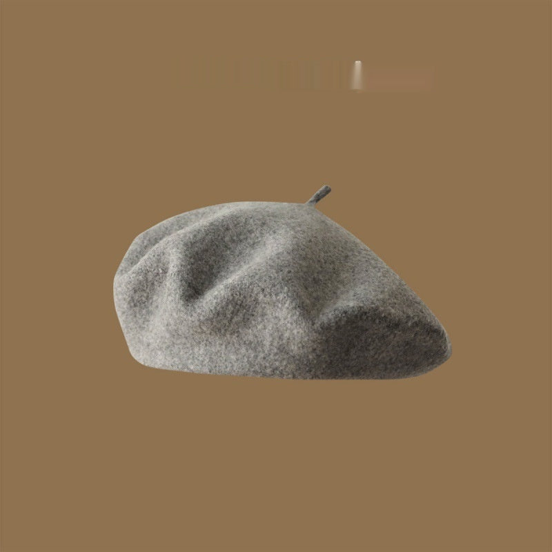 Aïcha – Béret Artistique Laine et Broderies Japonaises