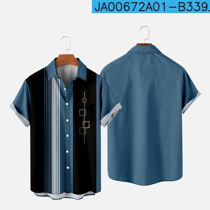 Malik Diamond – Chemise Homme Slim Été à Poches