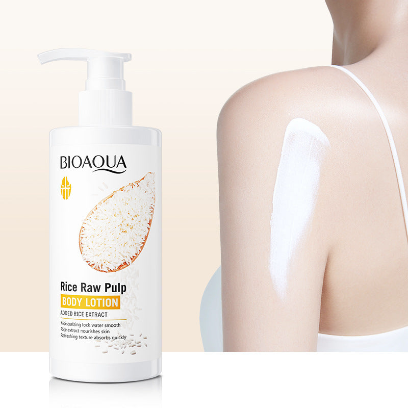 🌾 BIOAQUA – Lotion Hydratante et Nourrissante au Riz et masque capillaire