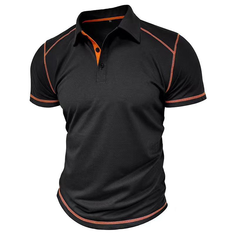 Polo Bicolore Col Revers Homme