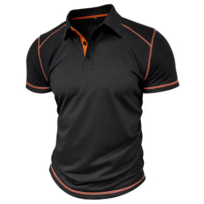 Polo Bicolore Col Revers Homme