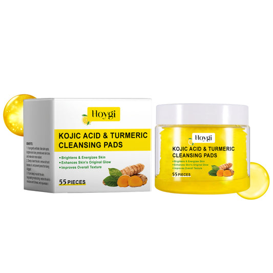 🌿 Hoygi – Pads Nettoyants &amp; Exfoliants au Curcuma